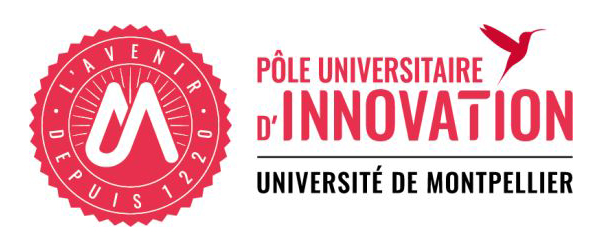 Logo pôle universitaire d'innovation, université de Montpellier